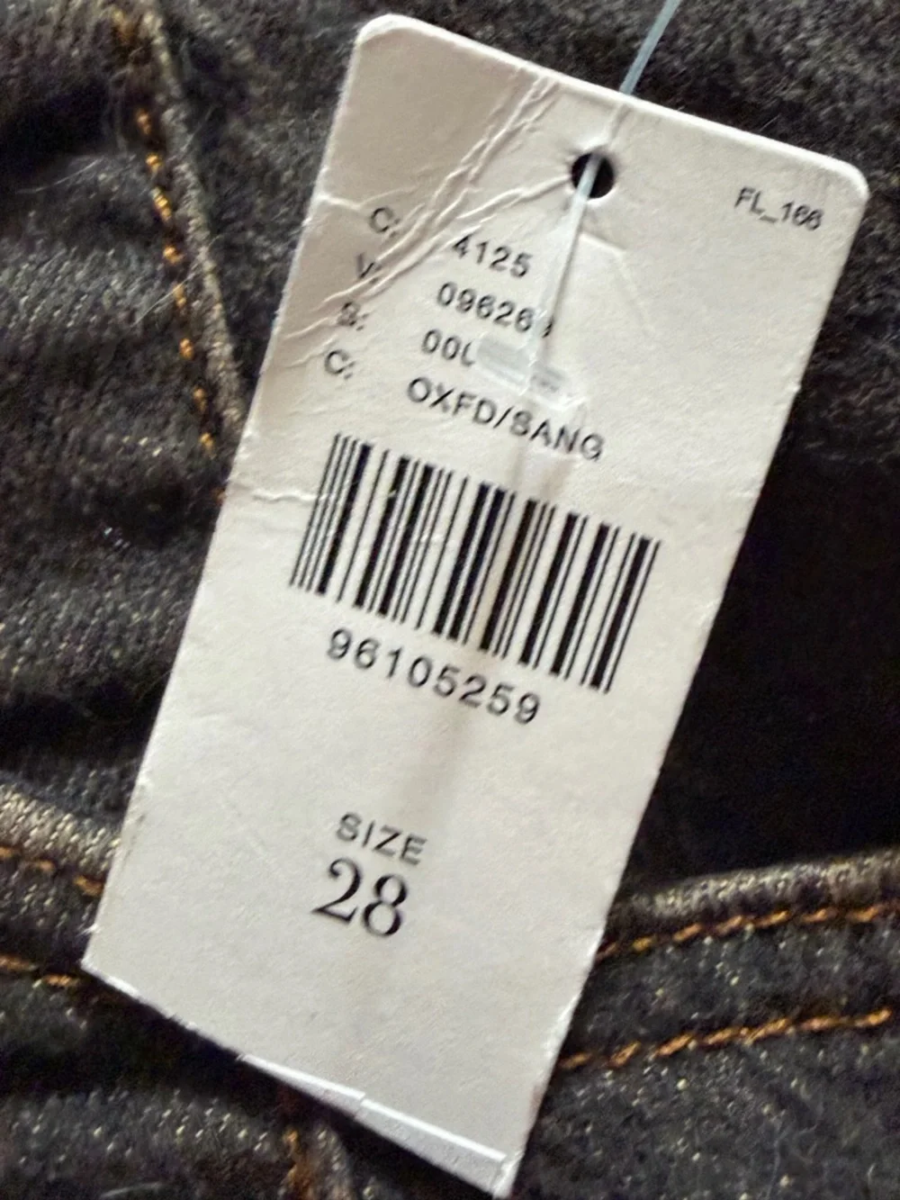 NWT new 28 Anthropologie pilcro seamed long denim jean shorts black gray gold - Picture 14 of 17